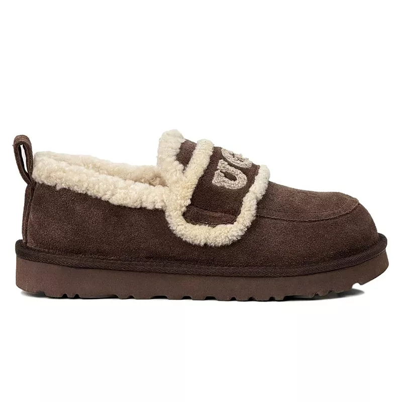 UGG CLASSIC FAT DING SLIP ON CHOCOLATE