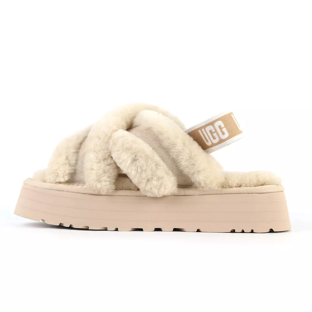UGG DISCO CROSS SLIDE SAND UGG DISCO CROSS SLIDE SAND