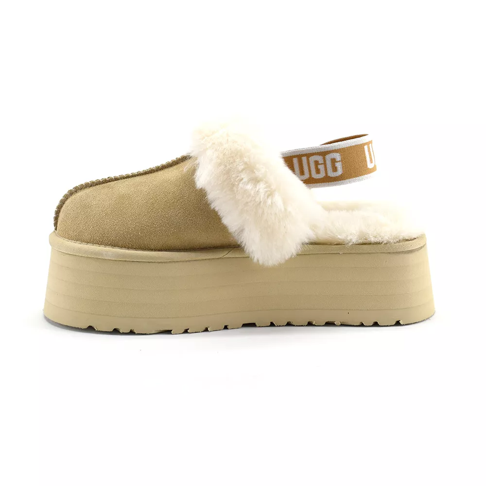 UGG SLIDE FUNKETTE PLATFORM SLIPPER SAND UGG SLIDE FUNKETTE PLATFORM SLIPPER SAND
