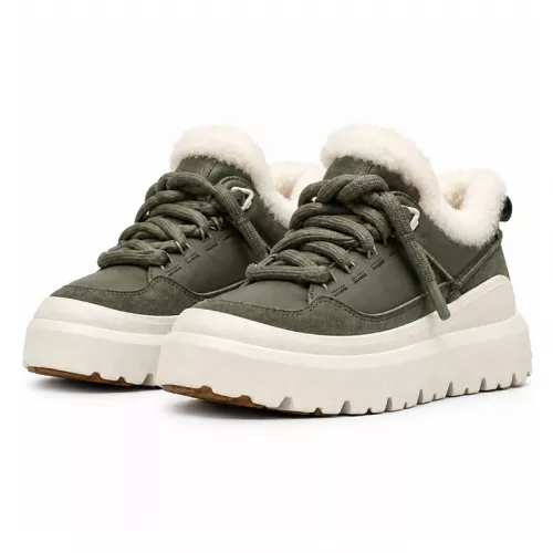 UGG MENS HERITAGE UTILITY SNEAKERS MOSS GREEN