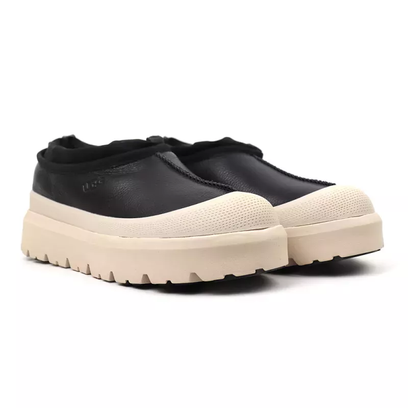 UGG MENS TASMAN WEATHER HYBRID LEATHER BLACK UGG MENS TASMAN WEATHER HYBRID LEATHER BLACK