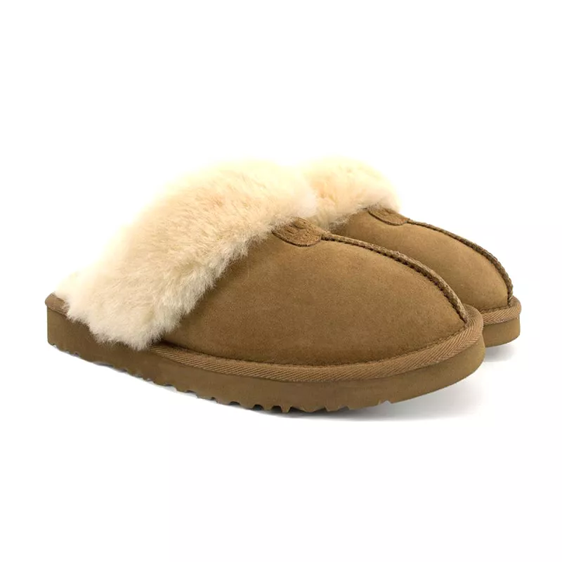 UGG SCUFETTE SLIPPERS CHESTNUT UGG SCUFETTE SLIPPERS CHESTNUT