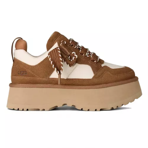 UGG WOMENS ASTROMEL SNEAKER CHESTNUT