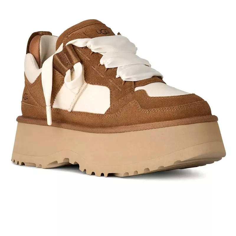 UGG WOMENS ASTROMEL SNEAKER CHESTNUT