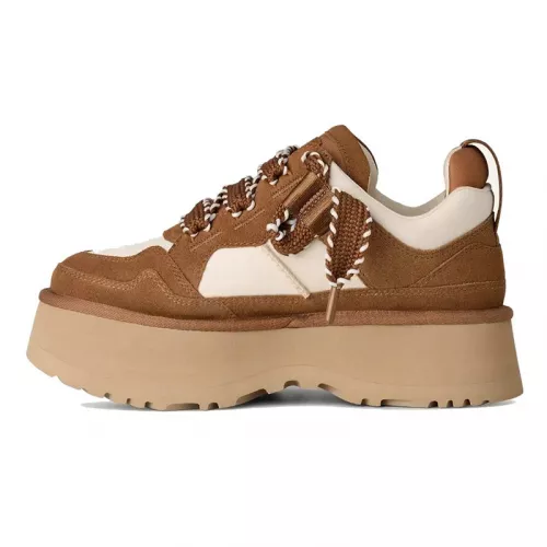UGG WOMENS ASTROMEL SNEAKER CHESTNUT