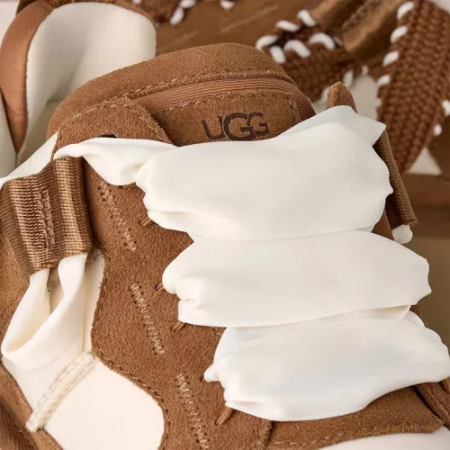 UGG WOMENS ASTROMEL SNEAKER CHESTNUT