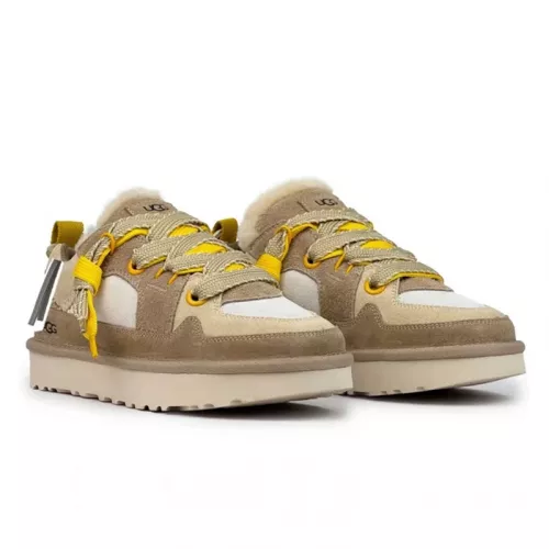 UGG WOMENS LOW LOWMEL SNEAKER BIARRITZ MUSTARD SEED
