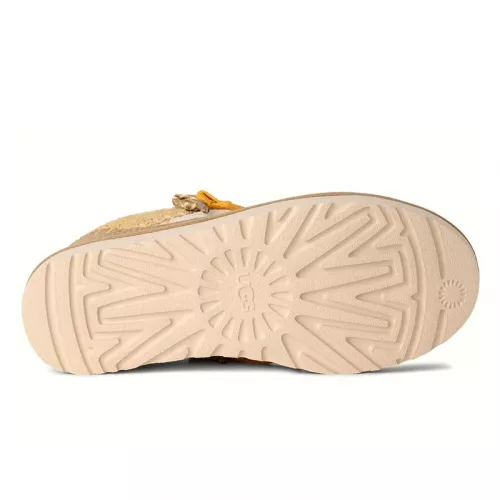 UGG WOMENS LOW LOWMEL SNEAKER BIARRITZ MUSTARD SEED