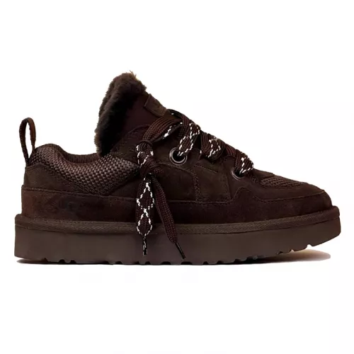 UGG WOMENS LOW LOWMEL SNEAKER CHOCOLATE